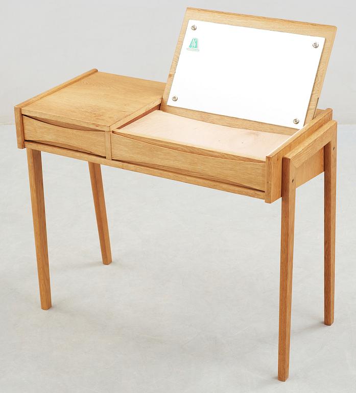 SMINKBORD, ekfanér, Danmark, 1960/70-tal.