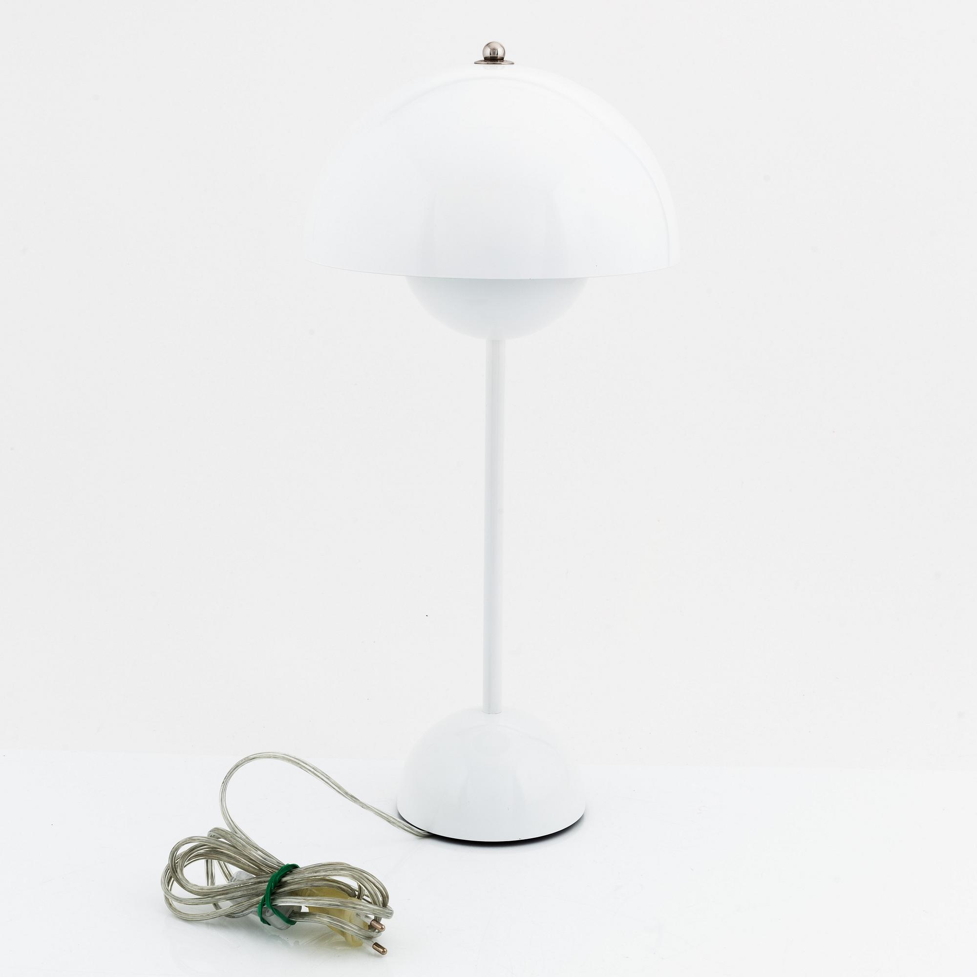 Verner Panton, a 'Flower Pot' table light, &Tradition, Denmark.