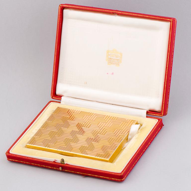 Cartier, RASIA, 18K puna- ja keltakultaa. Cartier Lontoo 1936.