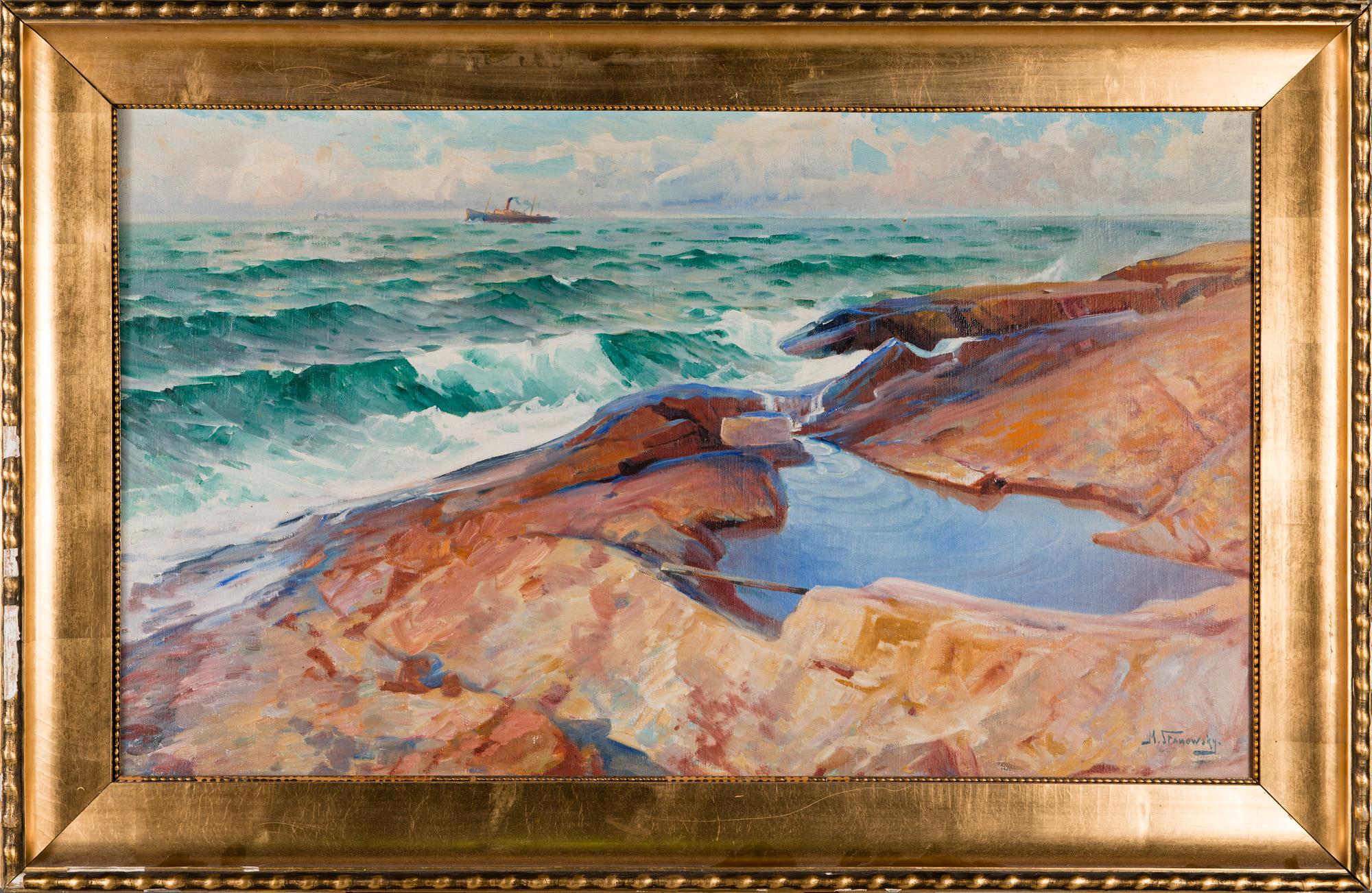 MIKAEL STANOWSKY, oil on canvas, signed.