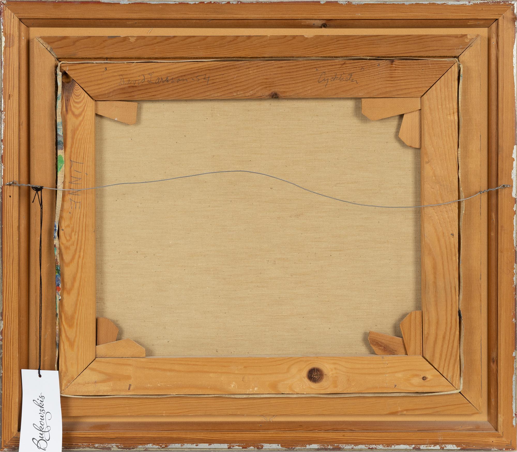 David Larsson, olja på duk, signerad.