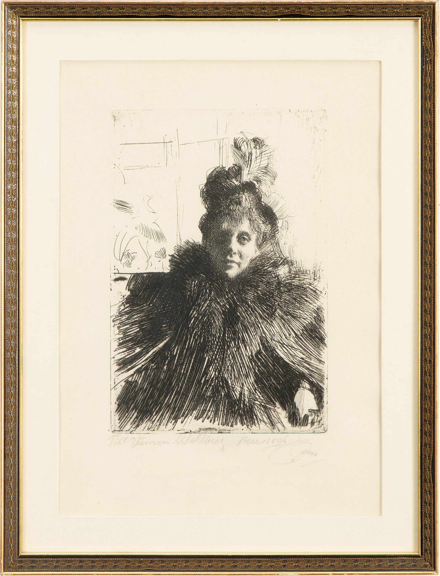 Anders Zorn, "Gerda Hagborg III".