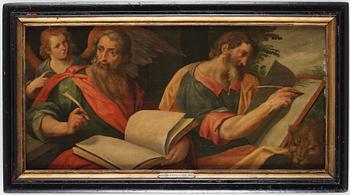 Abraham Bloemaert, Hans art, Evangelisterna Markus & Matteus.
