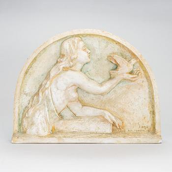 Aarre Aaltonen, a gypsum relief signed and dated 1942.