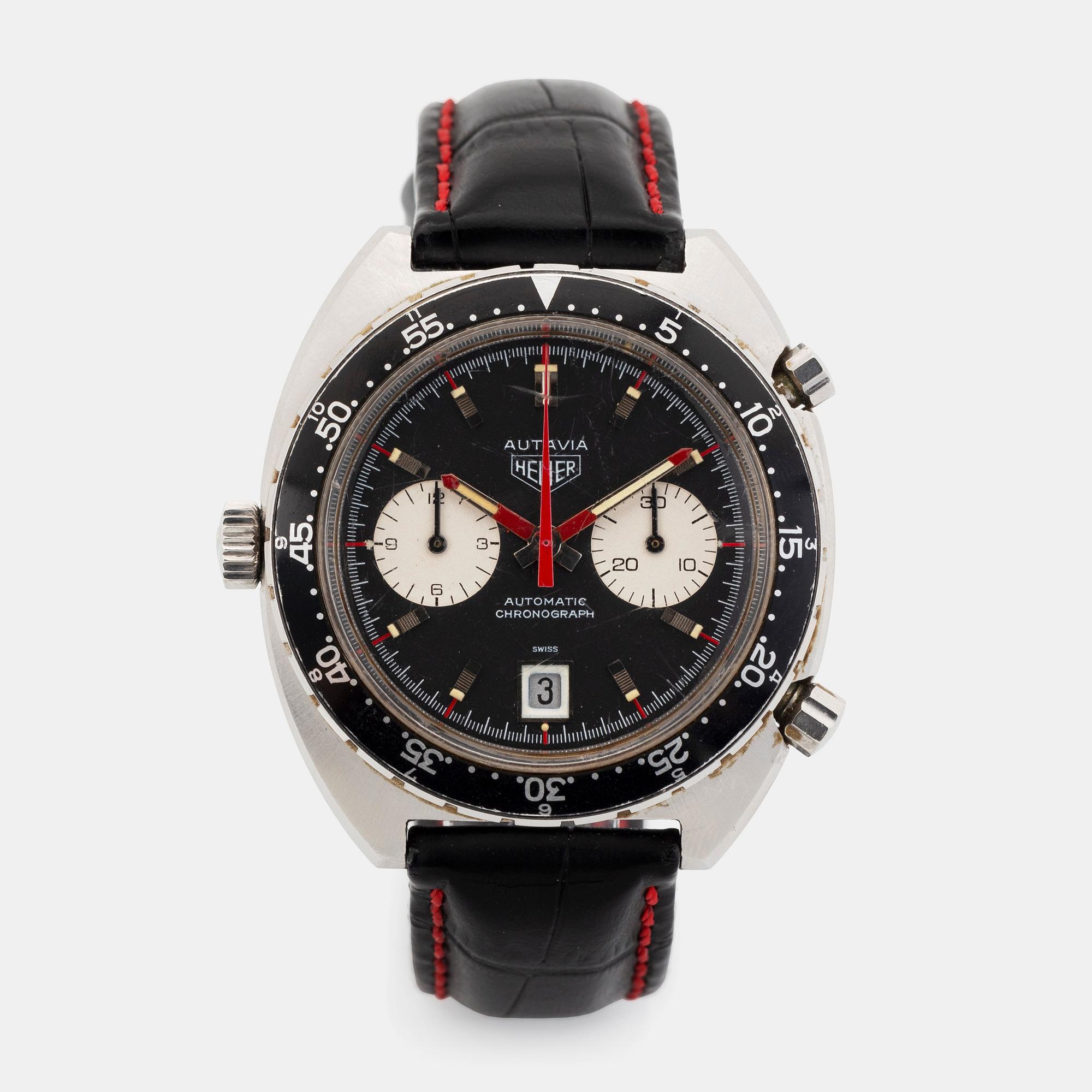 Heuer, Autavia, chronograph, ca 1970.