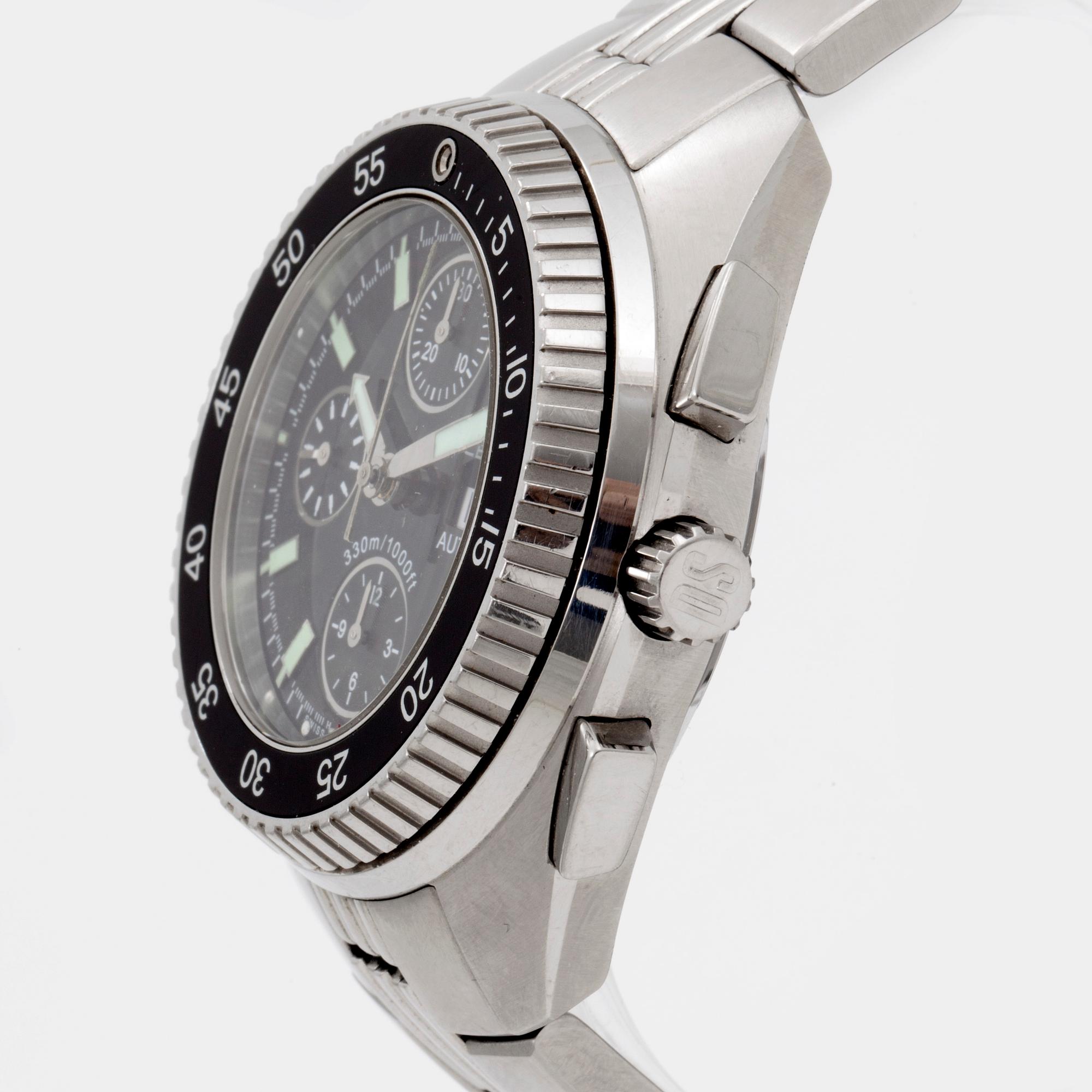 CERTINA, 1888 (330m/1000ft), chronograph, wristwatch, 44 mm,