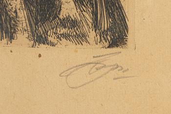 Anders Zorn, "Gammal knekt".