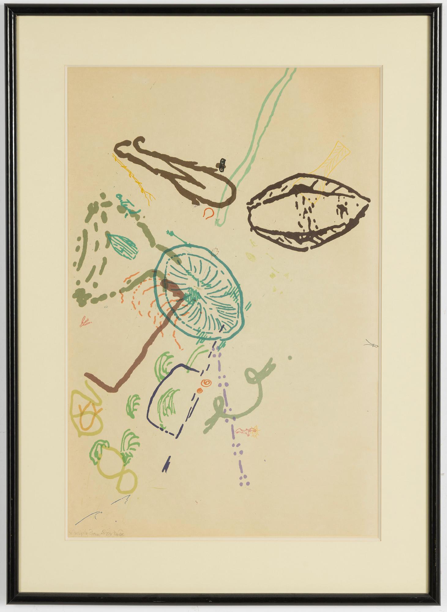 John Cage, "30 Drawings by Thoreau". From "Merce Cunningham Portfolio".