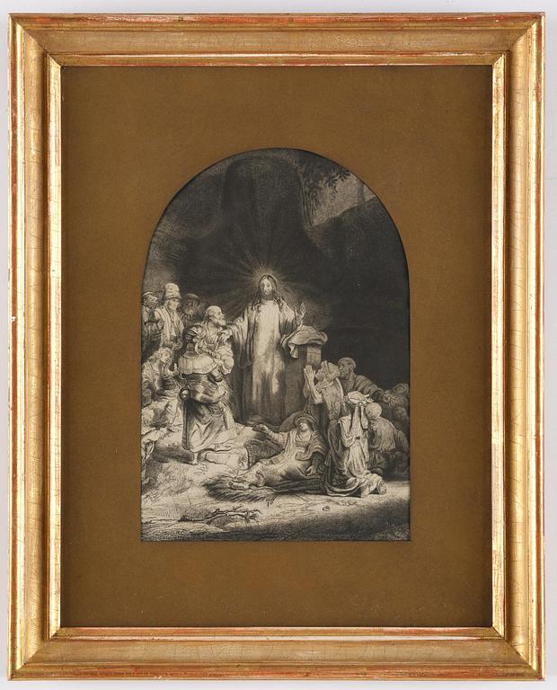 Rembrandt Harmensz van Rijn, Kristus botar de sjuka (The Hundred Guilder Print).