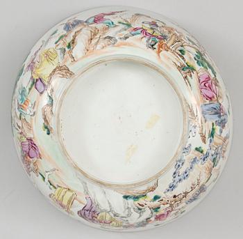 BÅLSKÅL, kompaniporslin. Qing dynastin, Qianlong (1736-95).