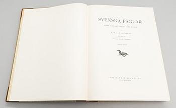 Book, 3 vol, "Svenska Fåglar", M,W & F von Wright. 1924 and 1929 Stockholm.