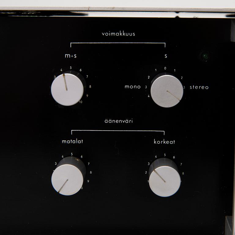 TAPIO KÖYKKÄ and YRJÖ TURKKA, VOIMA OP-3 TUBE AMPLIFIER by Voimaradio Oy 1971.