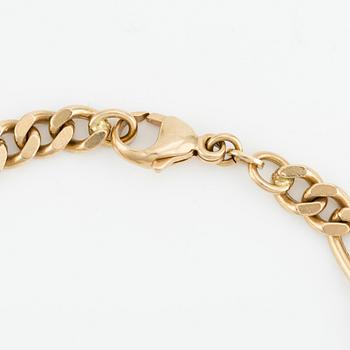 Armband, 18K guld, figarolänk.