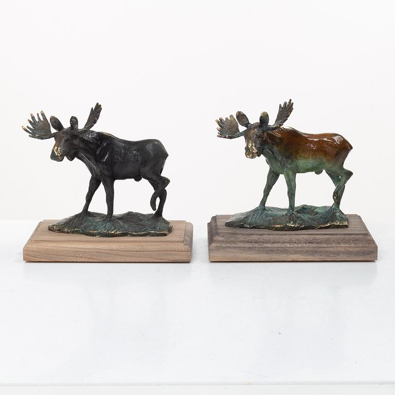 Torbjörn Forsberg, Moose bulls, 2 pcs.