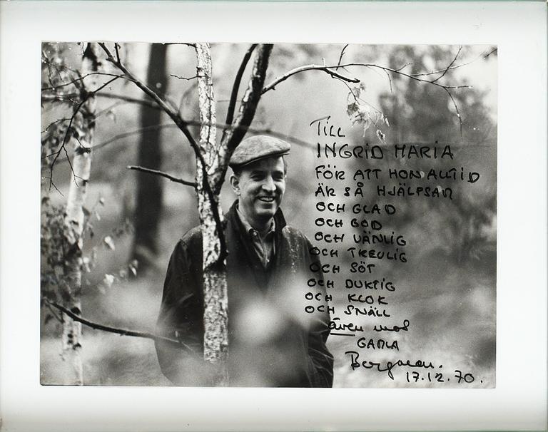 FOTOGRAFI, förställande Ingmar Bergman.