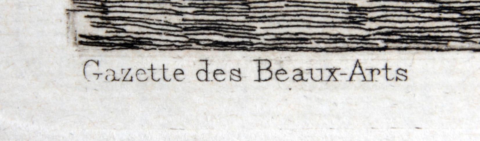 FRANCISCO GOYA, etsning. Ur "Gazette des Beaux-Arts", vol. 22, Paris, 1867.