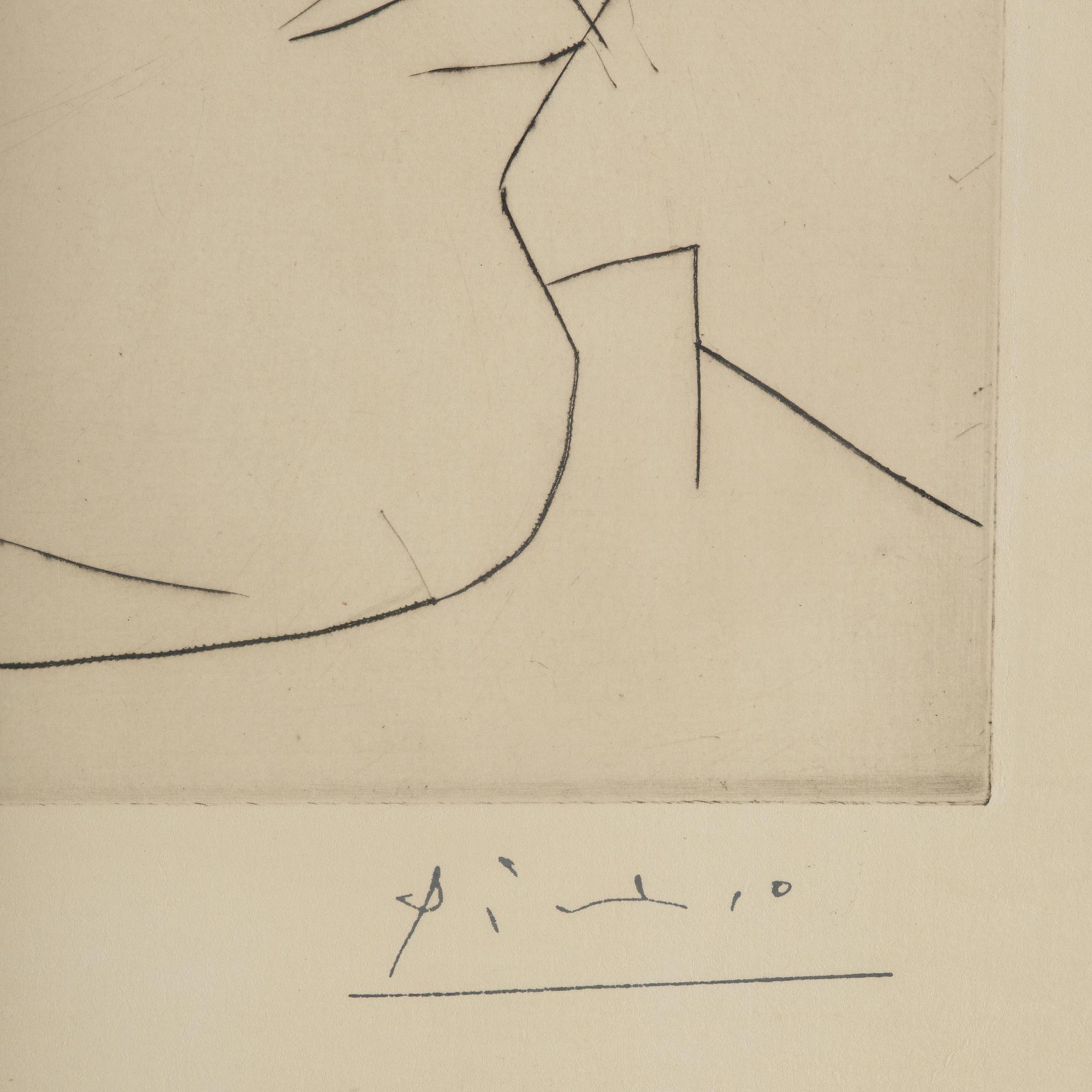 Pablo Picasso, "Portrait de Dora Maar au Chignon II".