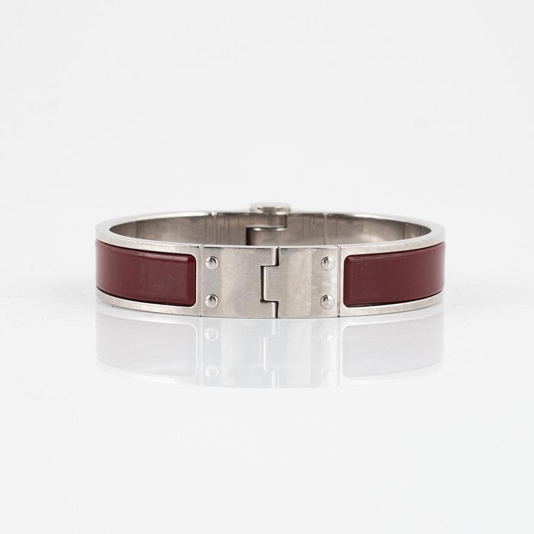 Hermès, armband, "Enamel hinged bracelet".