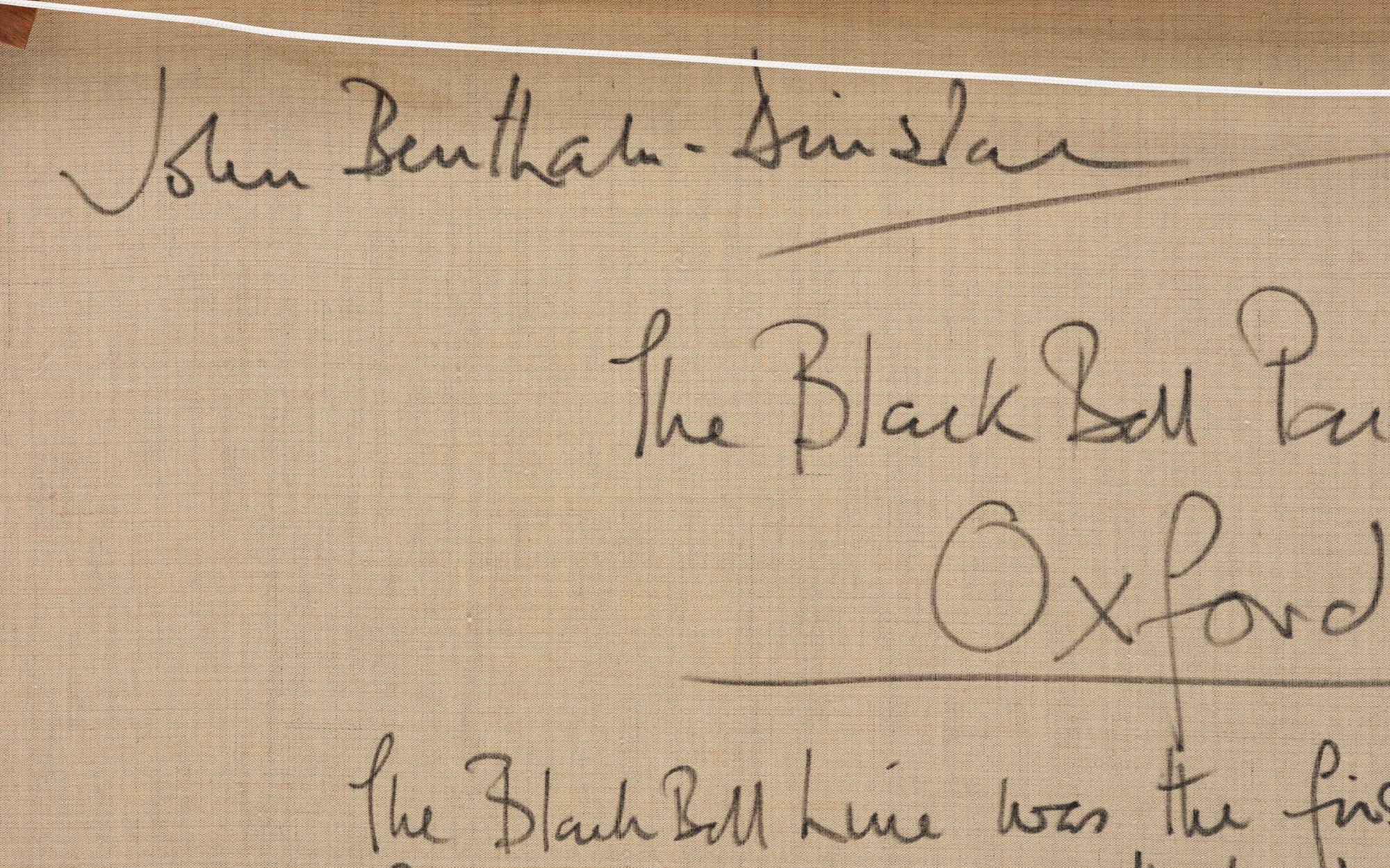 John Bentham Dinsdale, "Oxford" of the Black Ball Packet Line.