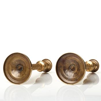 A pair of Empire candlesticks.