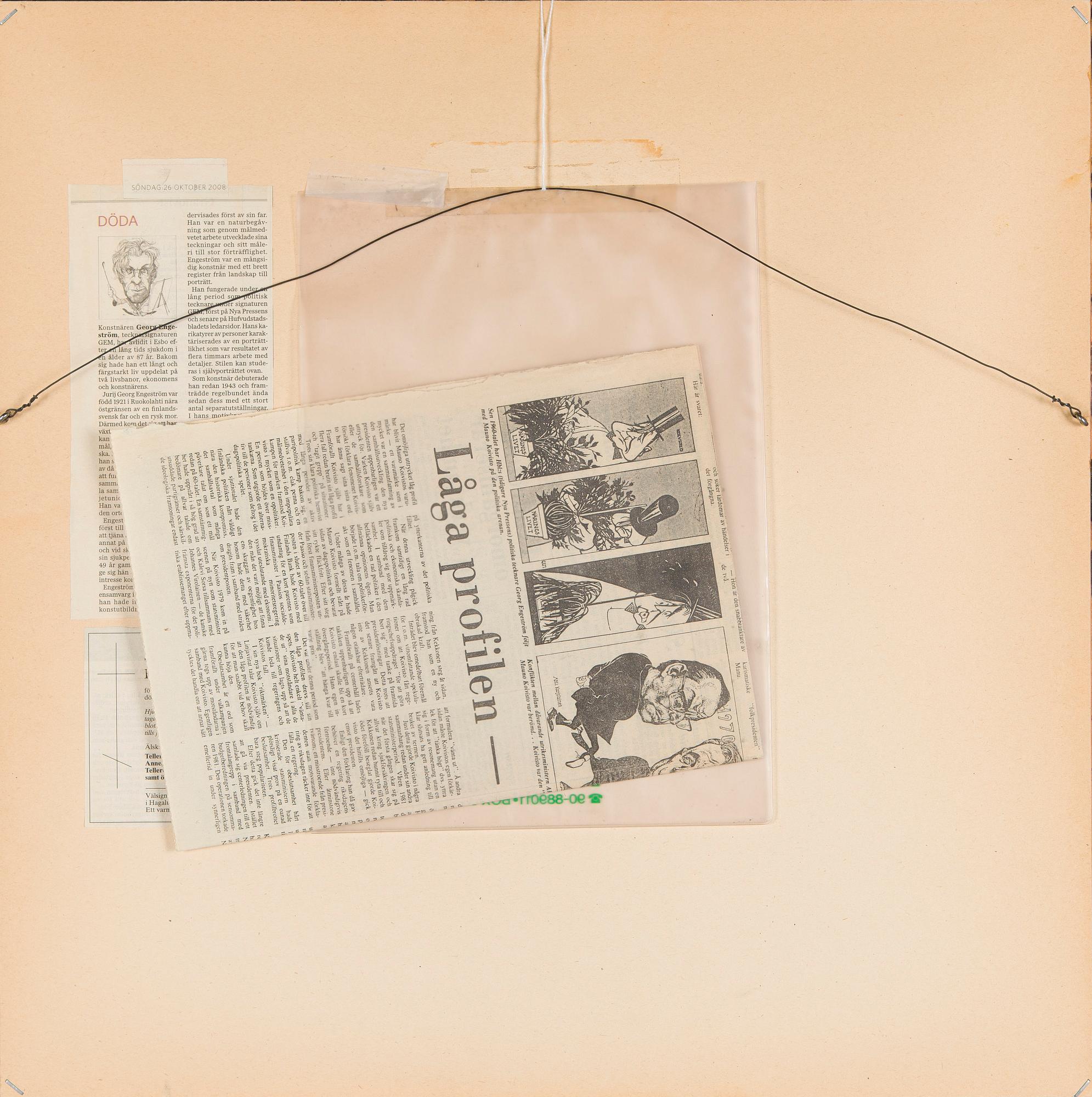 Georg Engeström, Mauno Koivisto & Ahti Karjalainen 1970.