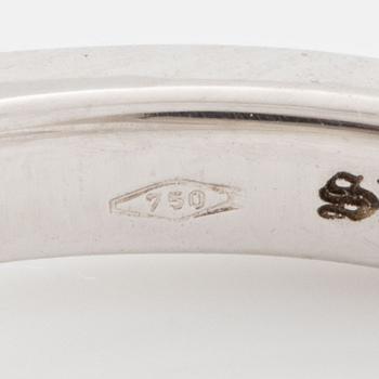 Ring, 18K white gold with brilliant-cut diamond 1.32 ct,.