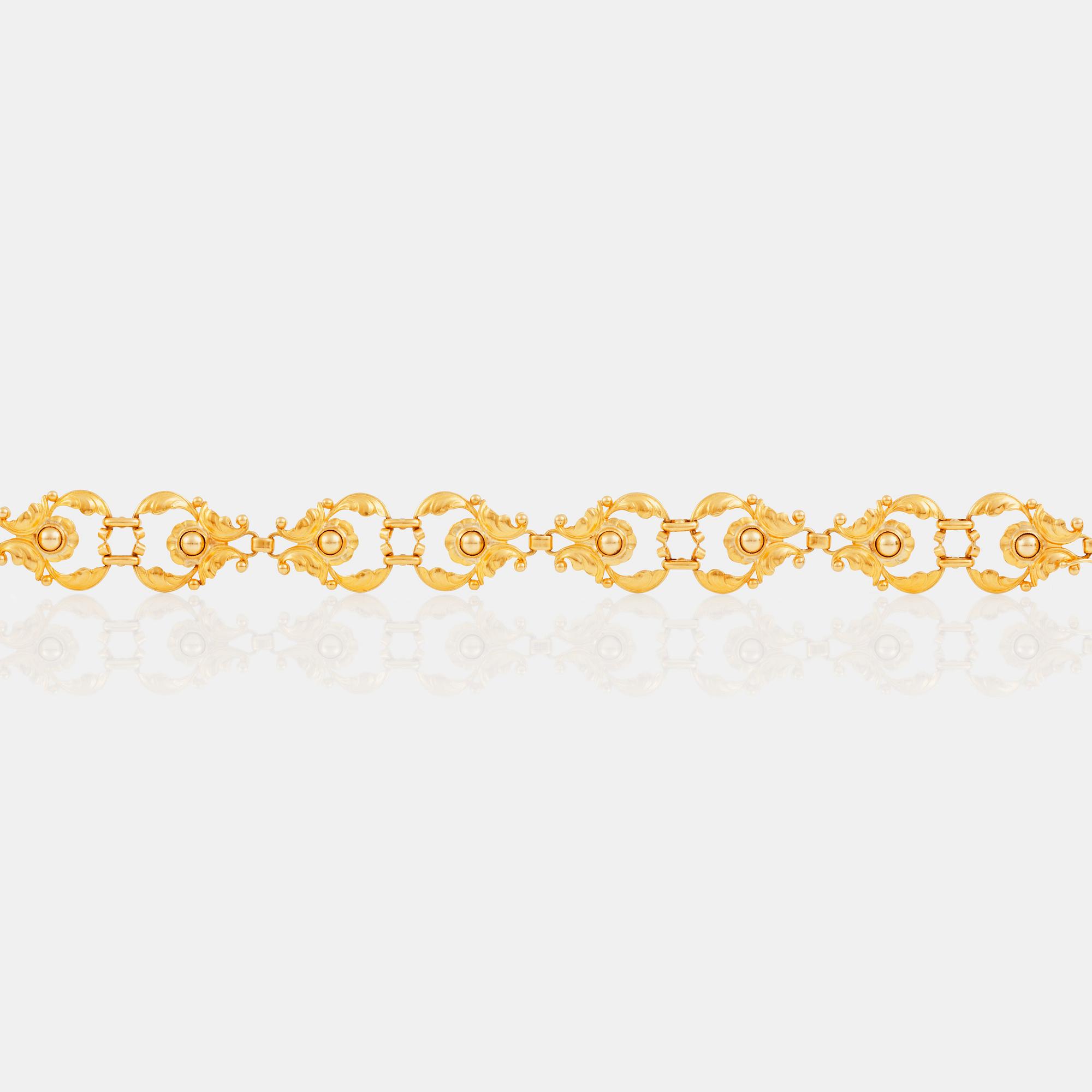 A Georg Jensen gold bracelet. No 765 172.