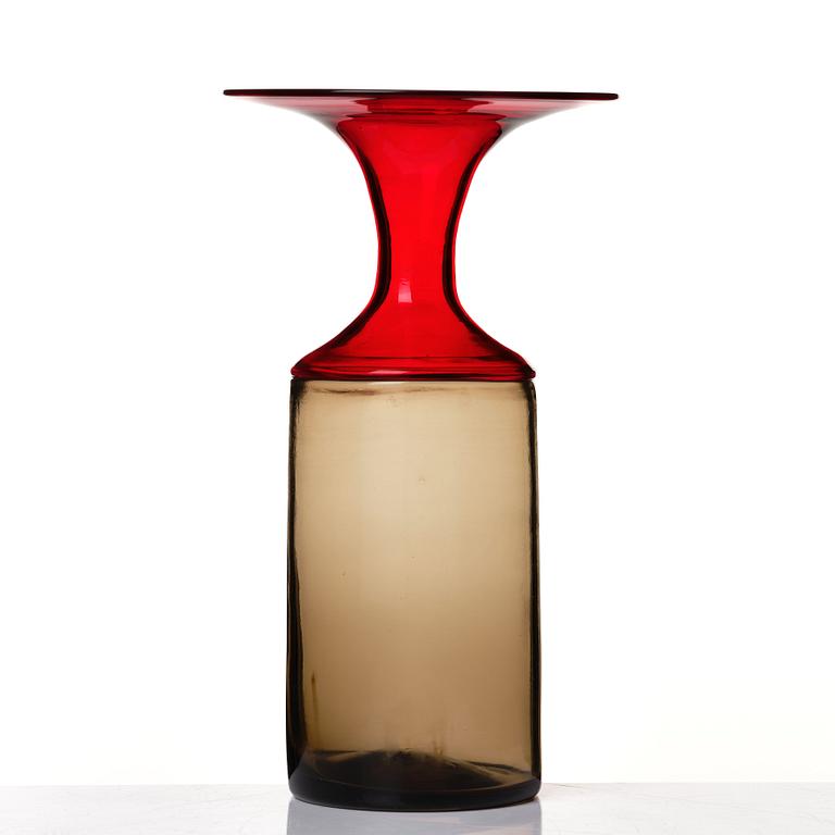 Tapio Wirkkala, a "Lapponi" glass vase, Venini, Italy 1960's.