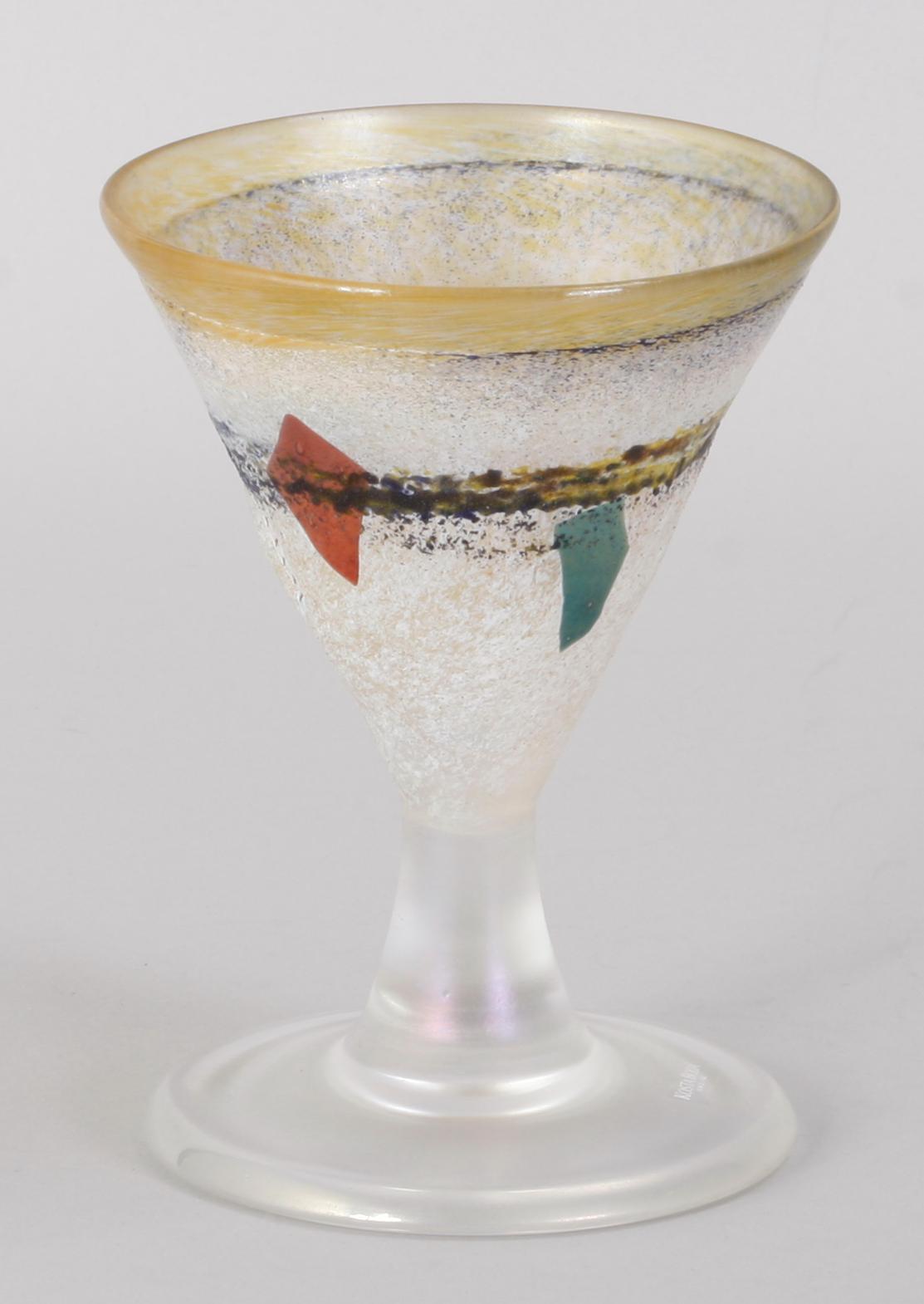 POKAL, glas, Bertil Vallien, Kosta Boda, sign.