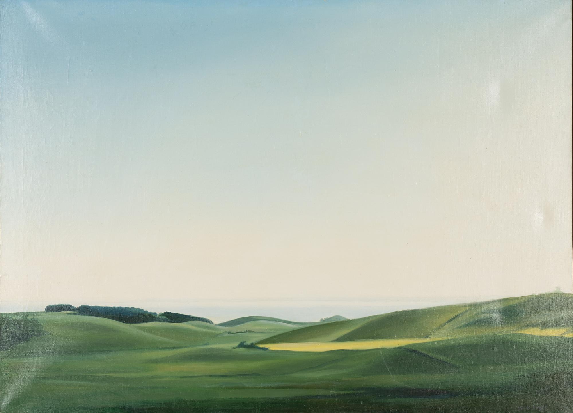 Tord Lager, oil on canvas, signed. dated 1974 verso.