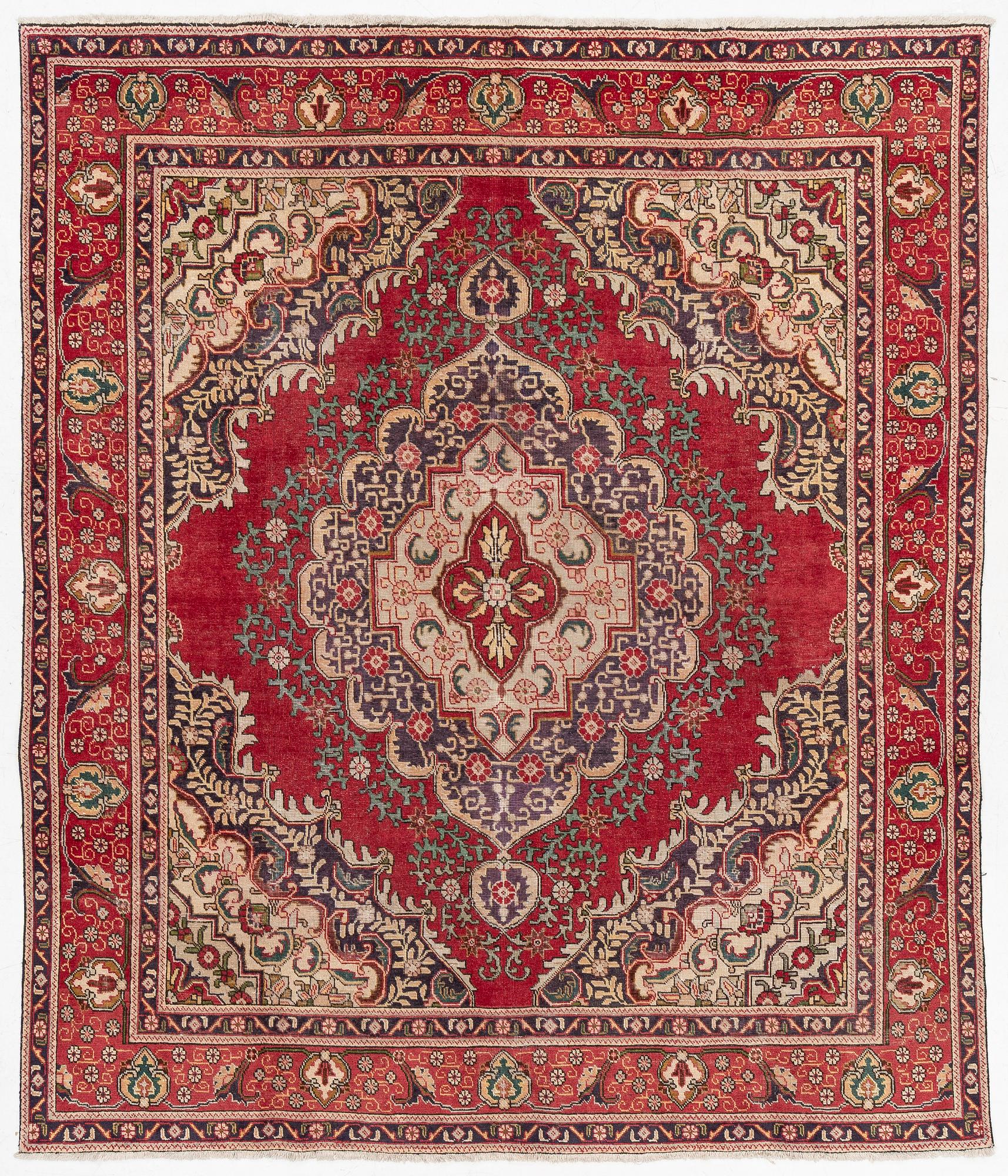 Carpet, Tabriz, approx. 340 x 296.