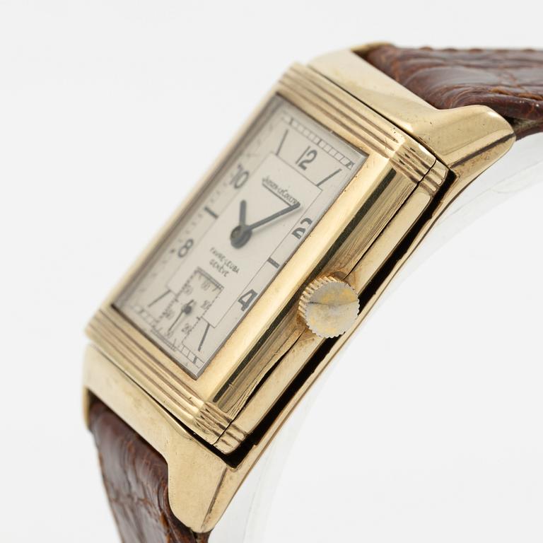 Jaeger-LeCoultre, Reverso, "Favre Leuba", wristwatch, 22.5 x 32.5 (38) mm.