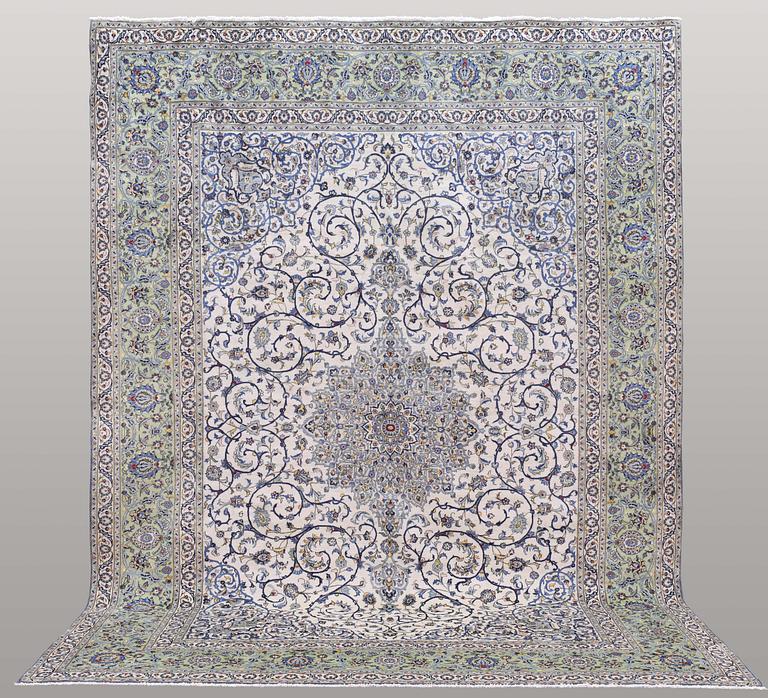 A carpet, Keshan, ca 406 x 300 cm.
