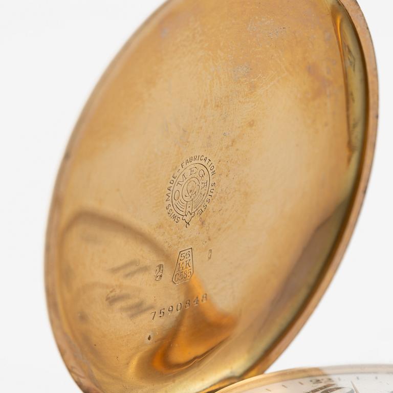 Omega, savonnette, fickur, 52 mm.