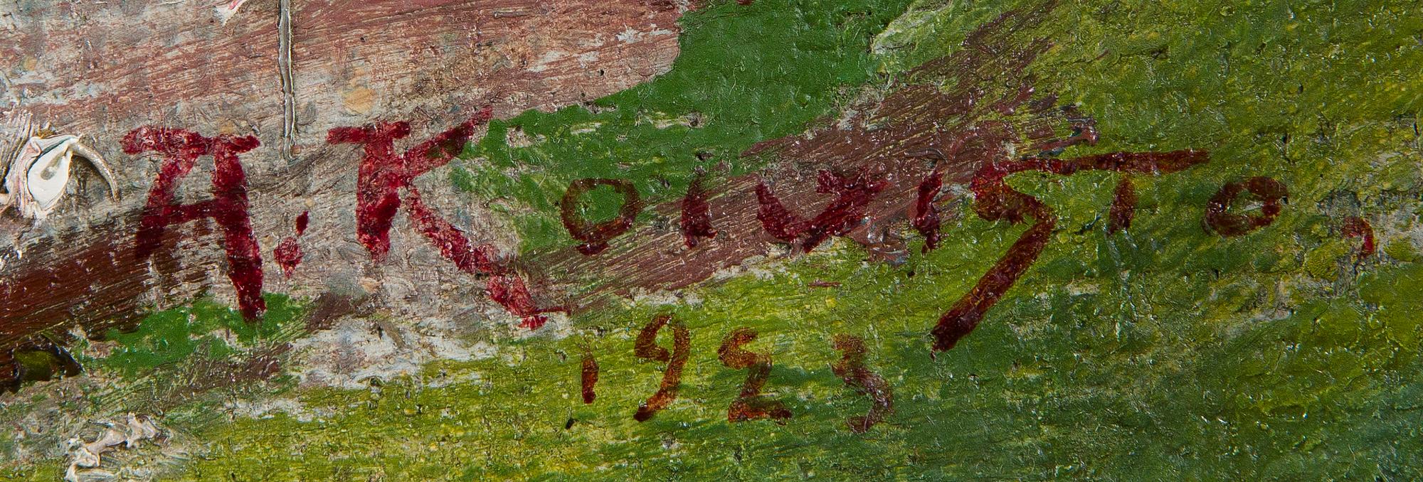 Aukusti Koivisto, View from Oulu River.