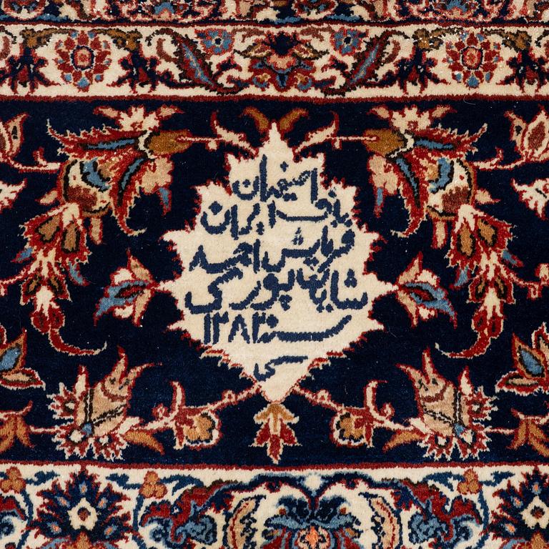 An antique Isfahan, Central Persia, dated 1283 (1903-04), c. 486 x 319 cm.