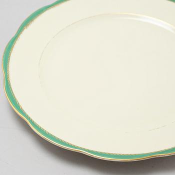A table cloth and a porcelain tableware set of 62 pcs, "Prinzess" by KPM, Germany, around mid 20th century.