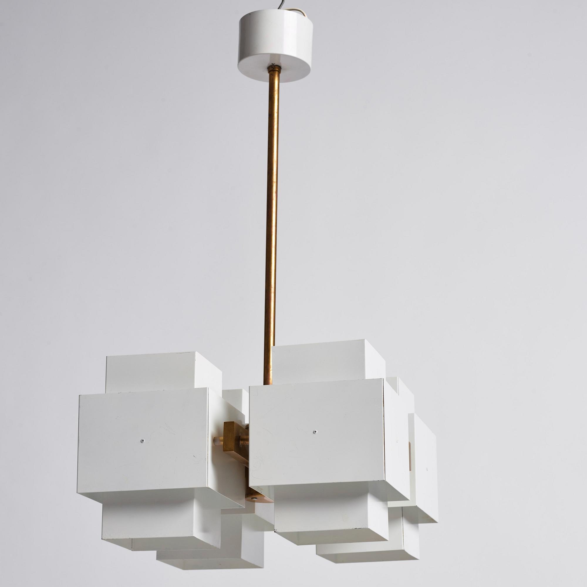 Hans-Agne Jakobsson, a ceiling light 'C769 4 P/Selectra', Hans Agne Jakobsson AB, Markaryd Sweden 1960-70s.
