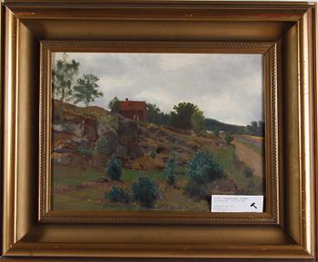 THEGERSTRÖM, ROBERT. Tillskriven. Olja på duk.