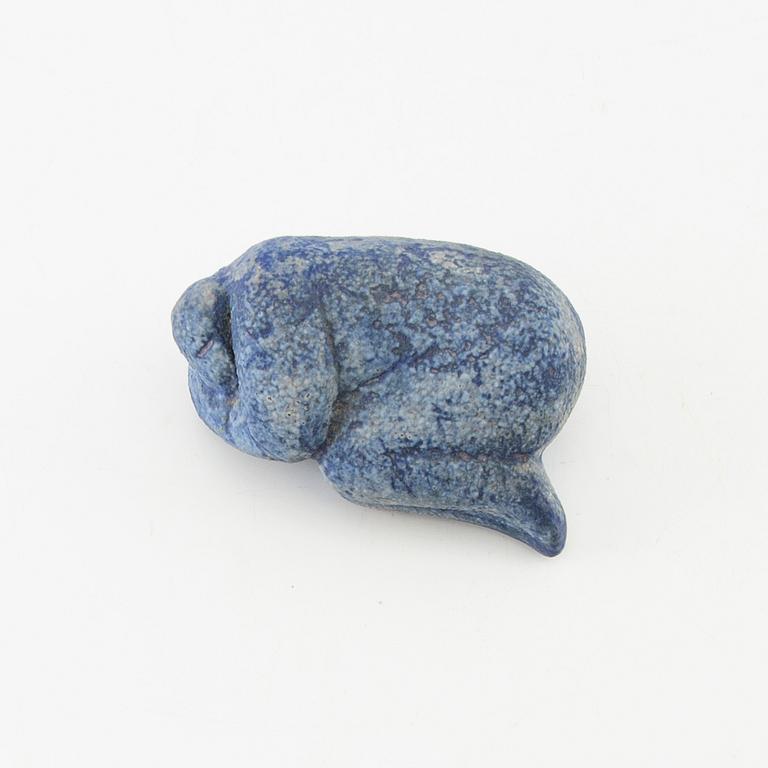 Lisa Larson, a stoneware figurine of a reclining woman, daterad 2003, ed. 300.