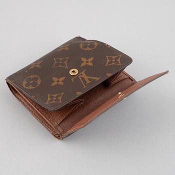 Louis Vuitton, wallet and calendar.