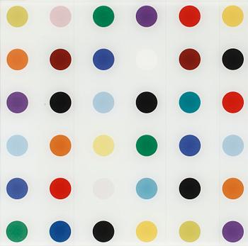 ANDREAS LUNDBERG, "Super dots", gicleetryck på plexiglas, signerad och numrerad a tergo 4/15.