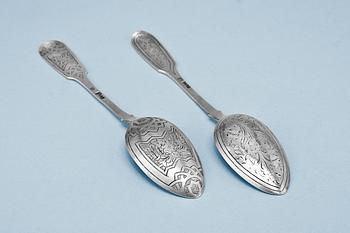 451. 2 RUSSIAN SPOONS.