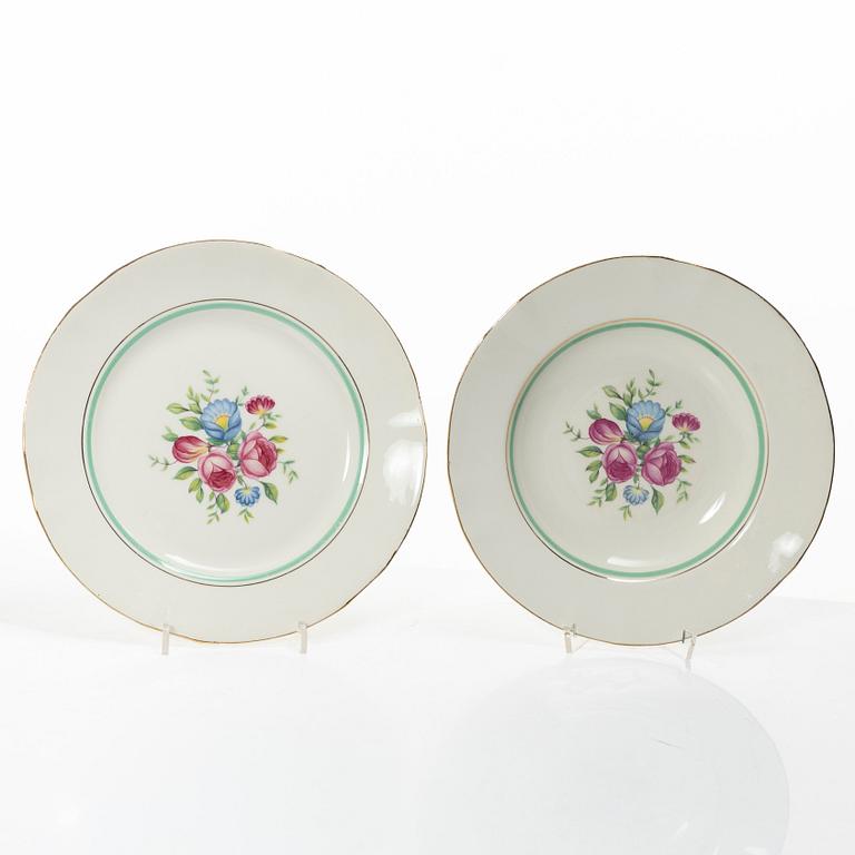 Arabia, matservis, 80 delar, porslin, "Tellervo", i produktion 1949-1958.