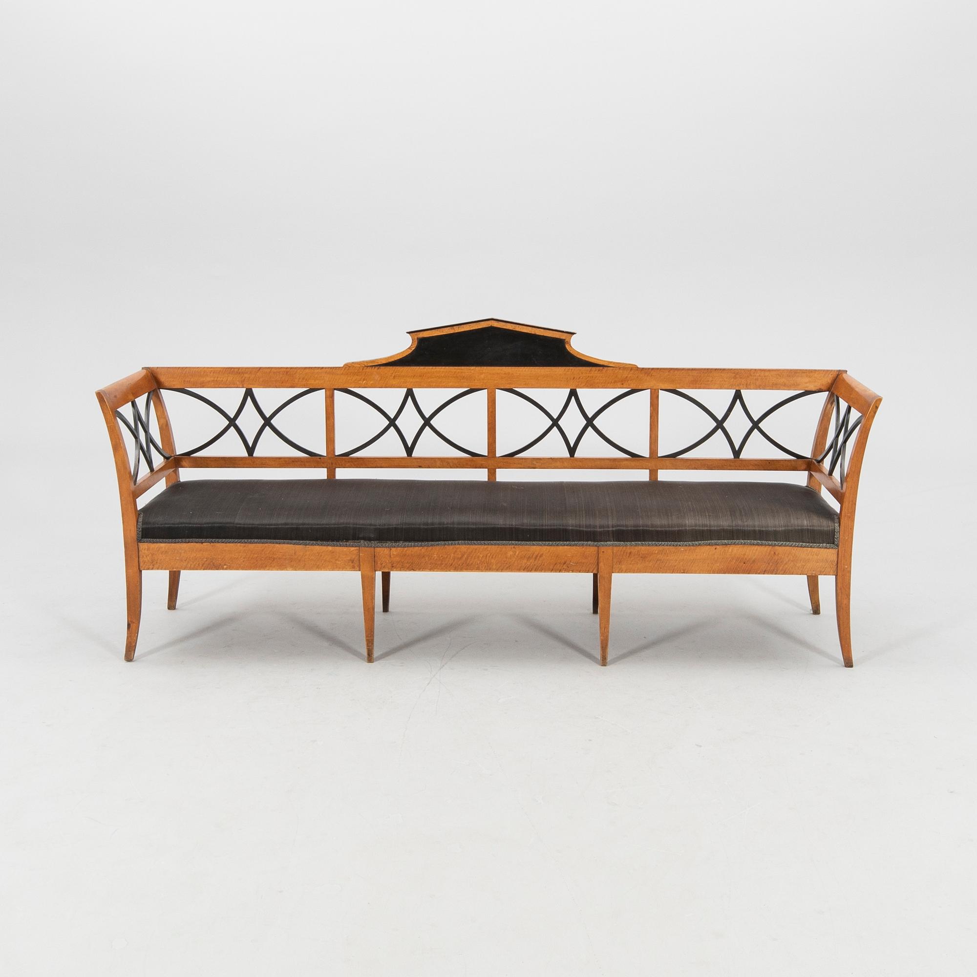 Sofa, late Empire, mid-19th century.