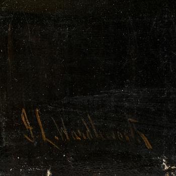 JACK LEIGH WARDLEWORTH, olja på duk u, signerad.