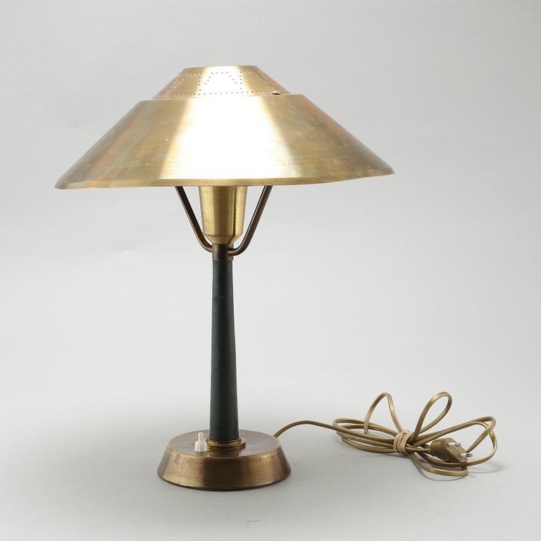 A table lamp by E. Hansson & Co AB Malmö, around mid 20th century.