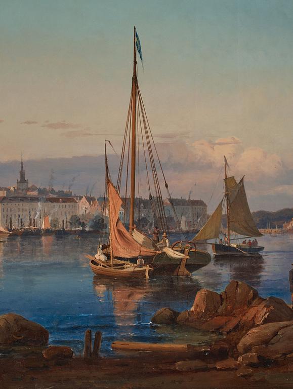 Carl Frederik Sørensen, Stockholm from Riddarholmen.