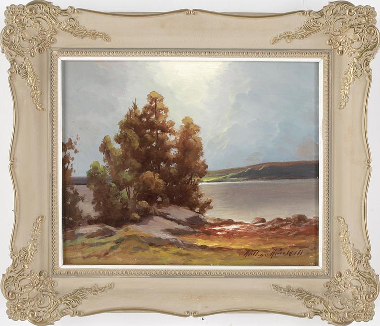 ARTHUR HEICKELL, olja på duk, signerad.