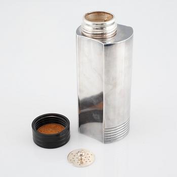 COCKTAILSHAKER, Folke Arström, GAB, nysilver, 1900-talets första hälft.